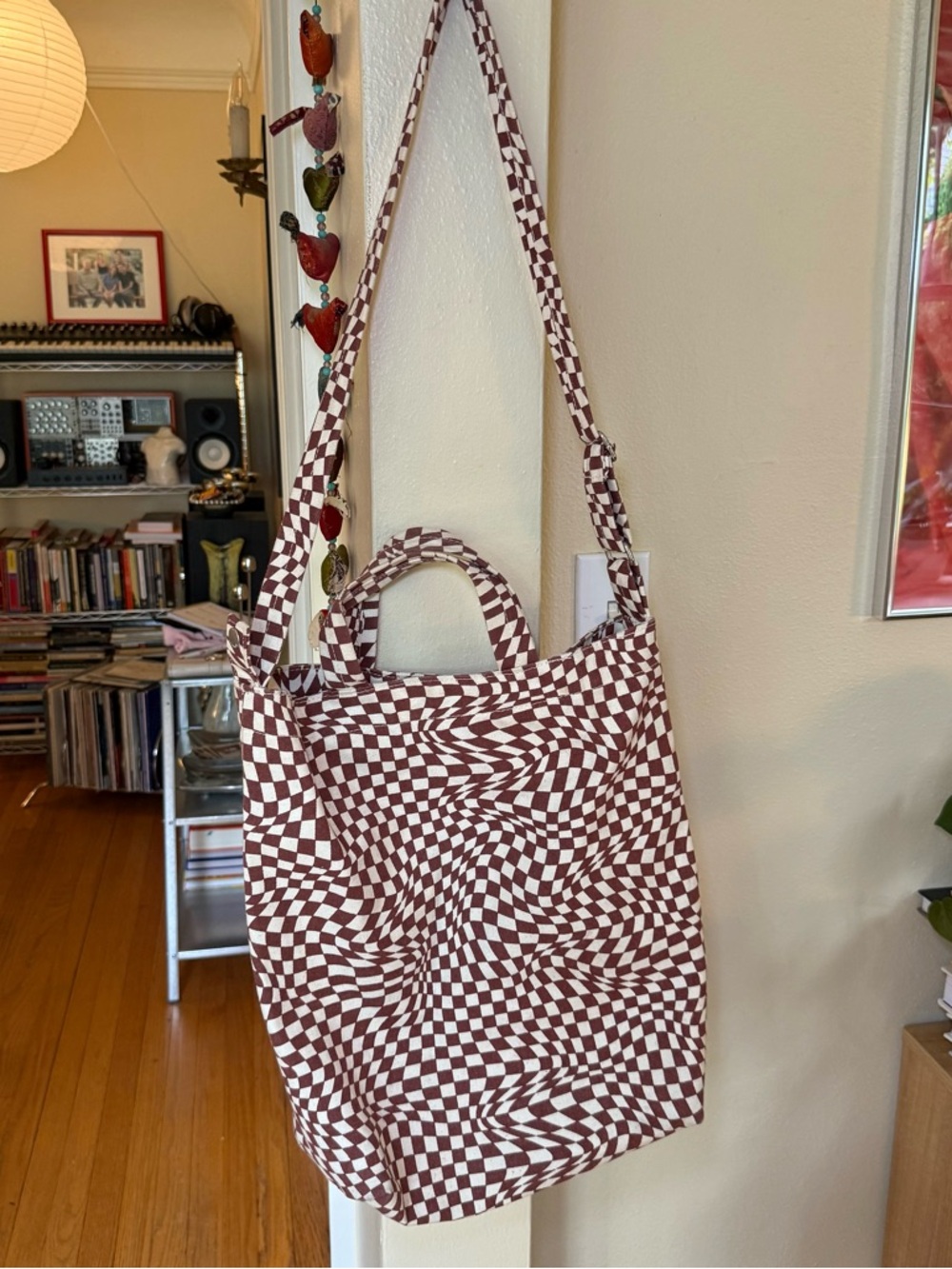 Baggu Trippy Checkered Duck Bag